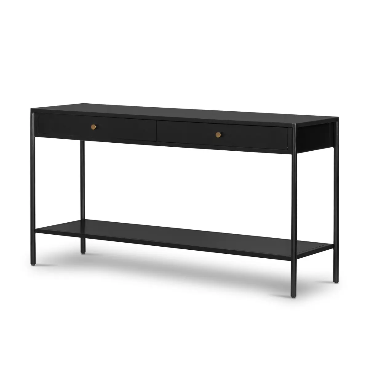 Soto Console Table Black Four Hands