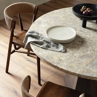 ウニコ　FUNEAT dining table HONEY JOY 6-Person Wood Outdoor Picnic Table Circular Dining