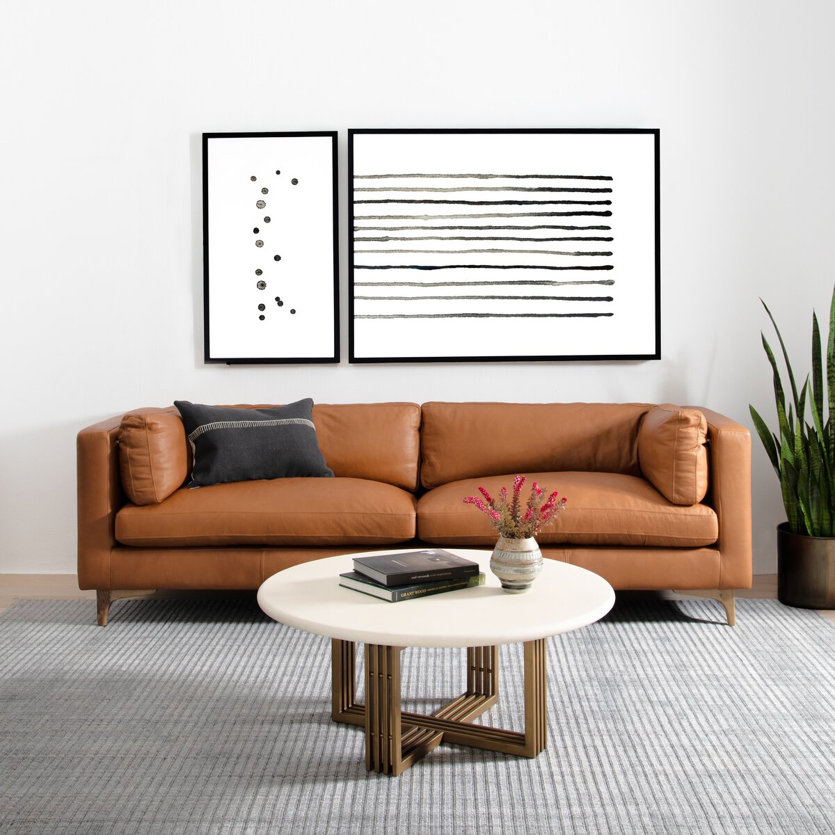 Beckwith Sofa Natural Washed Camel Four Hands