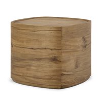 Leandro End Table Natural Reclaimed French Oak Four Hands