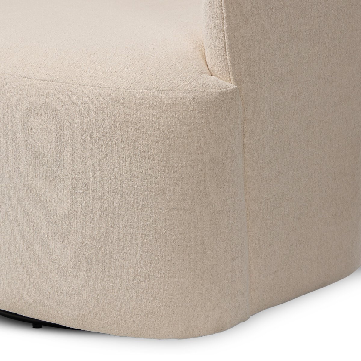 Blythe Swivel Chair Crypton Wayfarer Snow Four Hands