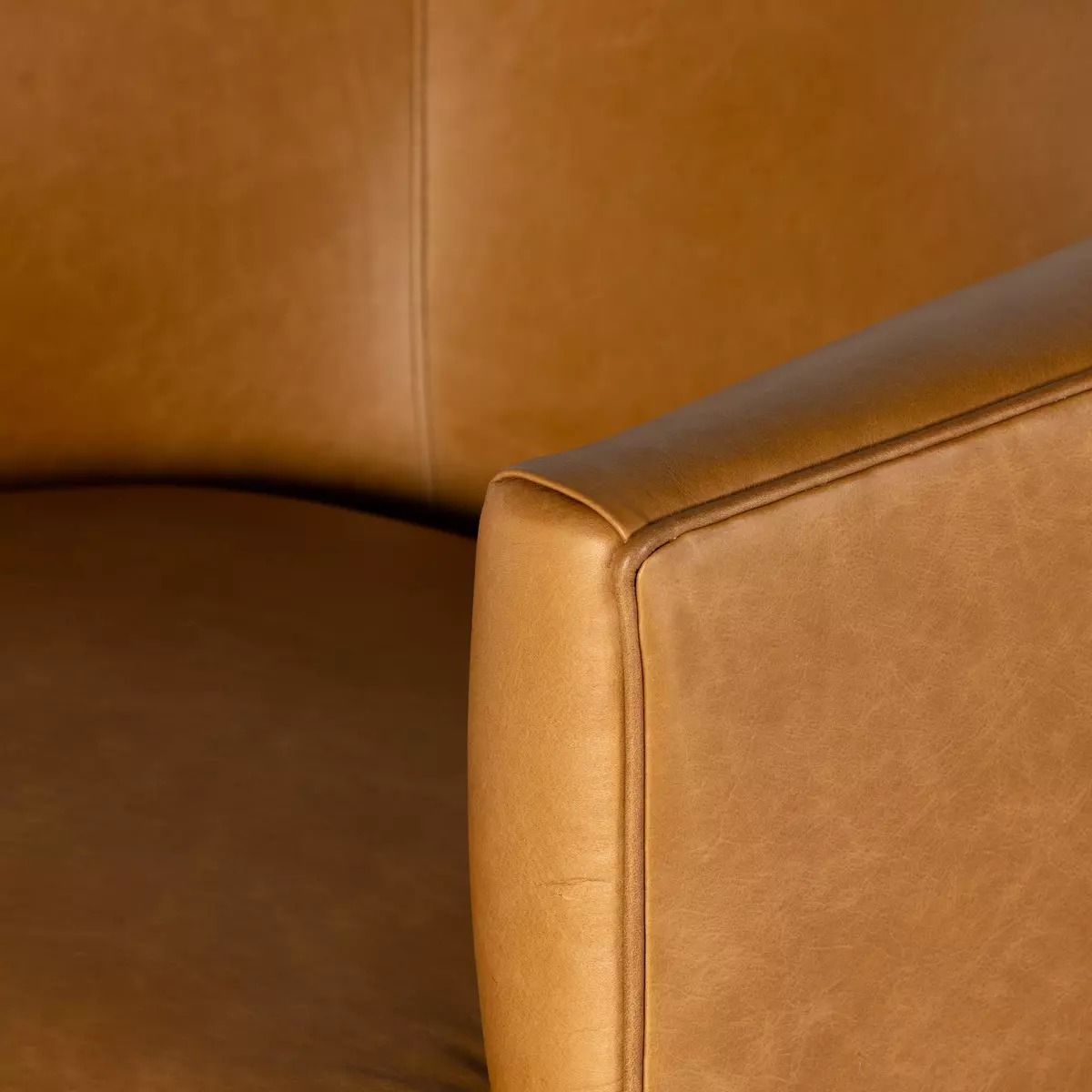 Mila Swivel Chair Osorno Camel Four Hands