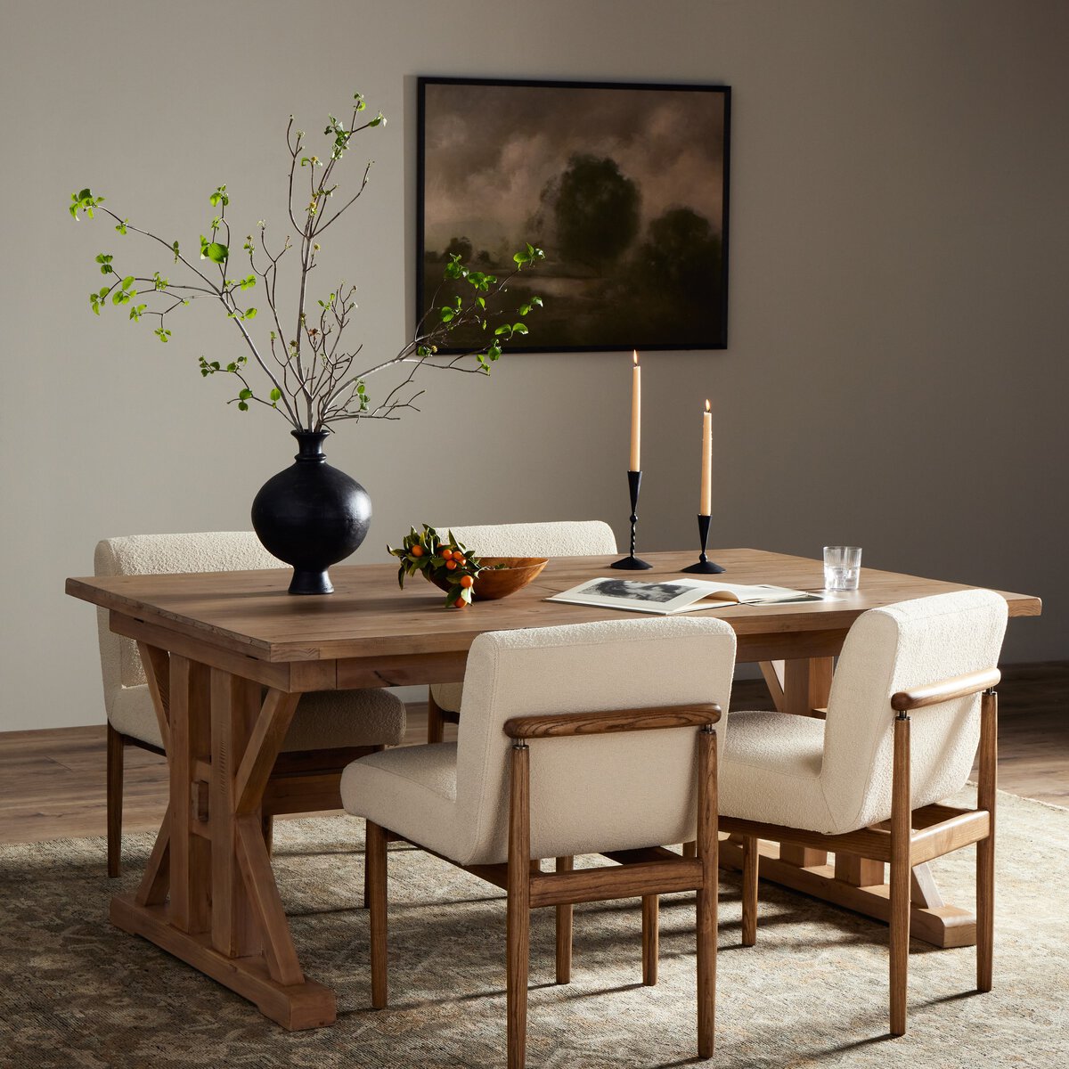 Four hands tuscan spring dining table discount