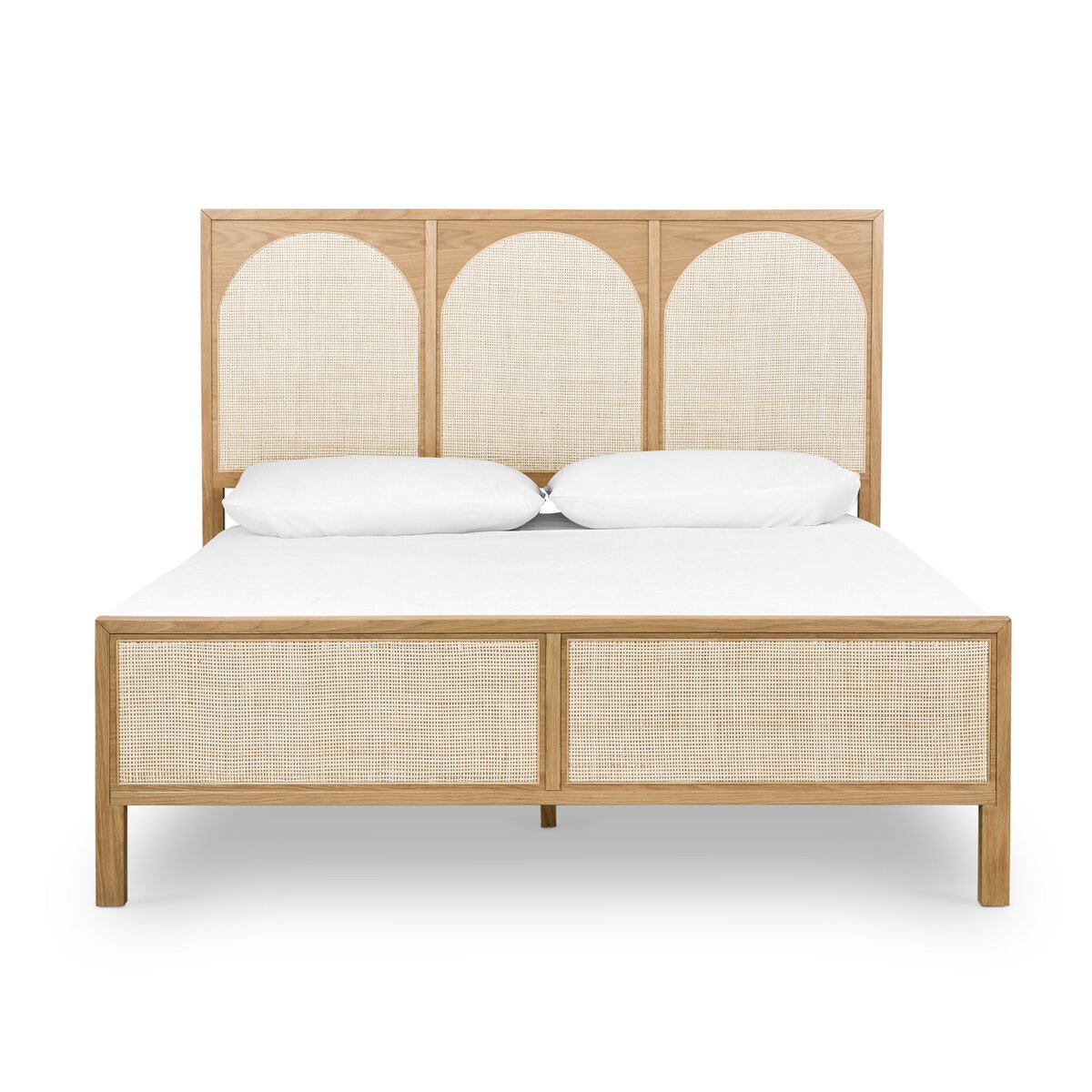 Allegra Bed Honey Oak Four Hands