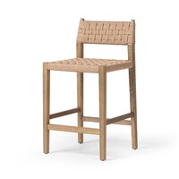 Hamlin Bar + Counter Stool Double Twisted Paper Cord Four Hands