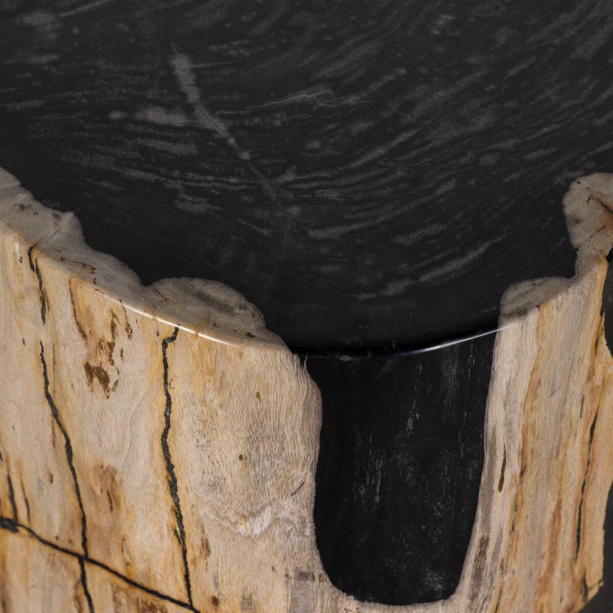 Kos End Table Light Petrified Wood Four Hands Kos End Table Light Petrified Wood Four Hands