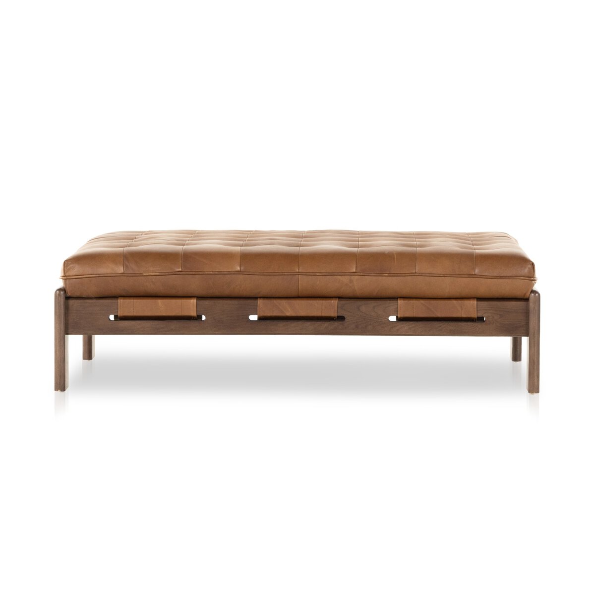 Halston Cocktail Ottoman Heirloom Sienna Four Hands