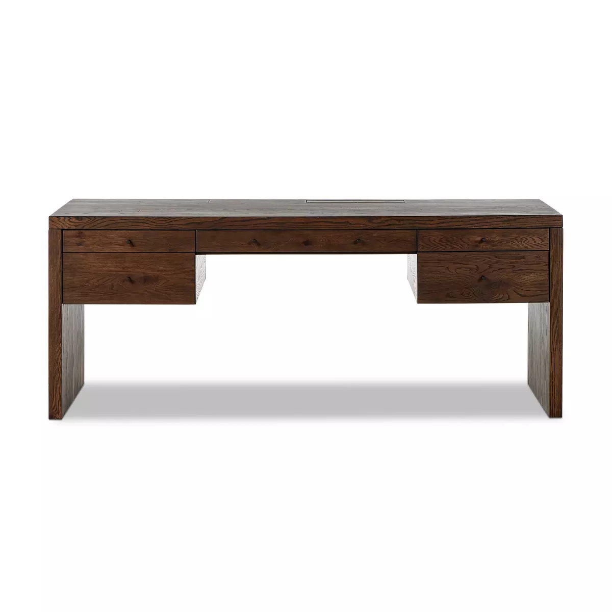 Torrington Desk Umber Oak Four Hands