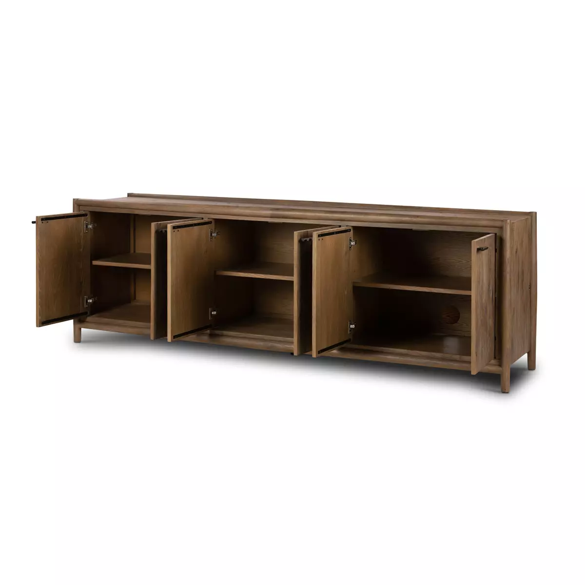 Glenview 6 Door Sideboard Weathered Oak Four Hands