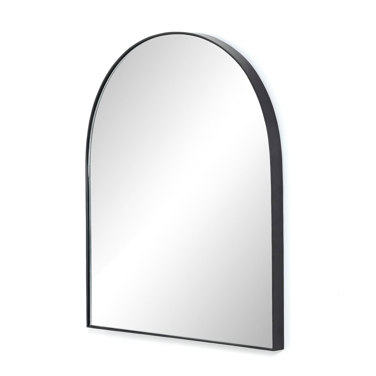 Georgina Wide Mirror Iron Matte Black Four Hands
