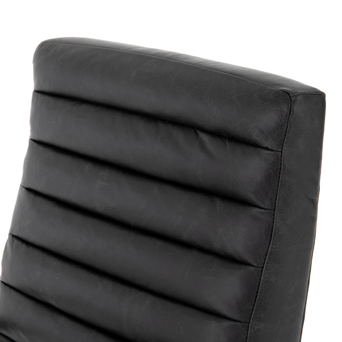 Bryson Channeled Desk Chair Durango Smoke Four Hands