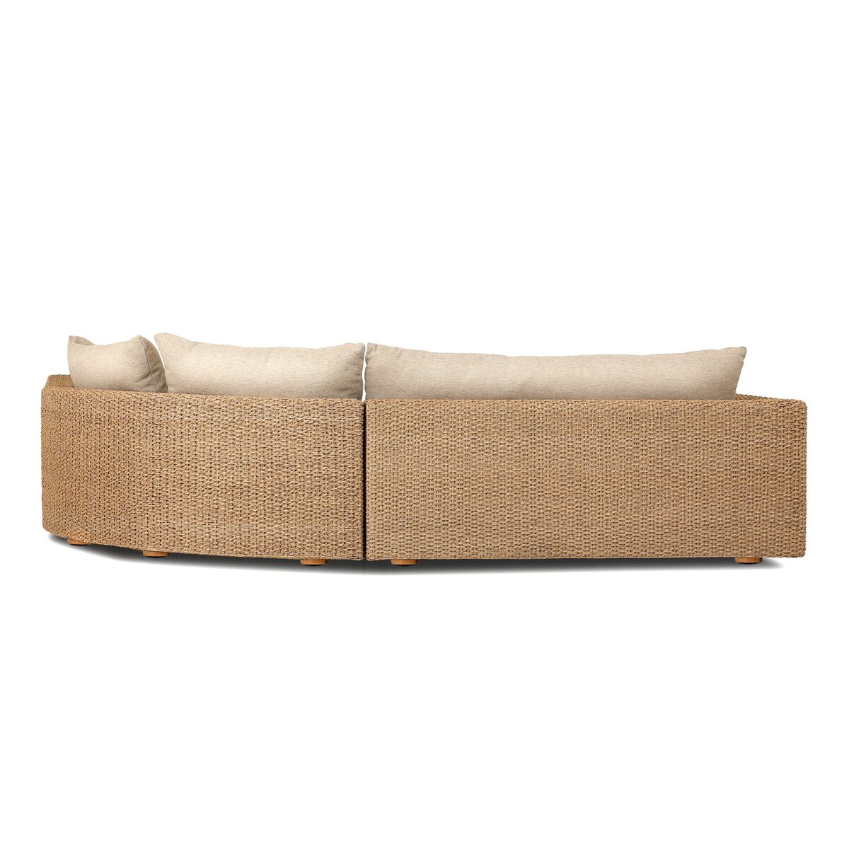 Sylvan Outdoor 3Pc Sectional Casa Cream Four Hands