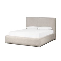 Quincy Bed Plushtone Linen Four Hands