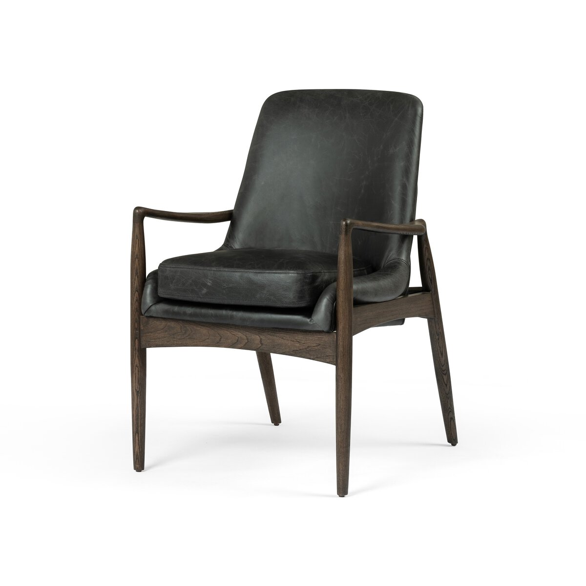 Braden Dining Armchair Durango Smoke Four Hands