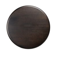 ◇Pleasenofollow◇ Jelly Deep Round Top Melange Charcoal Zach Large Coffee Table Charcoal Parawood Solid Four Hands