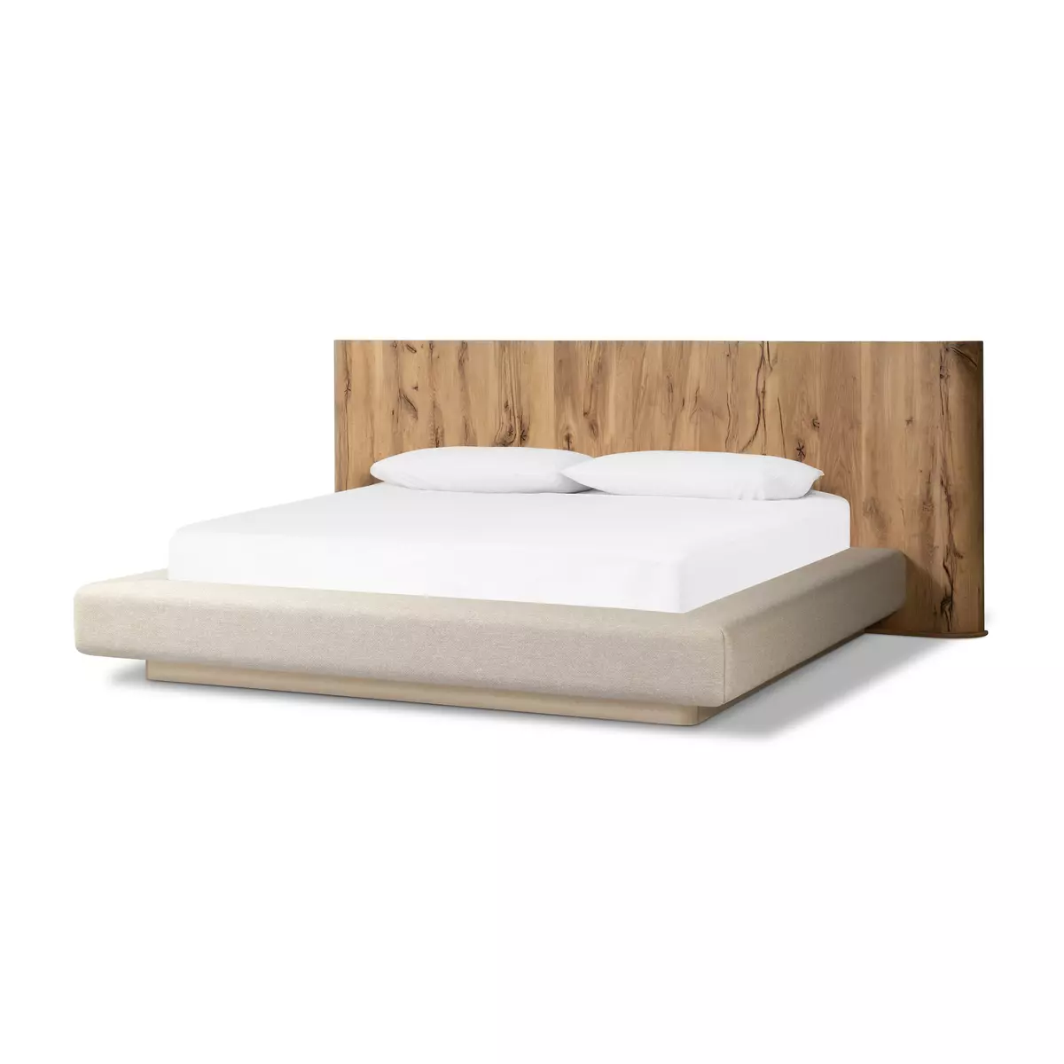 Lara Bed Natural Reclaimed French Oak Four Hands