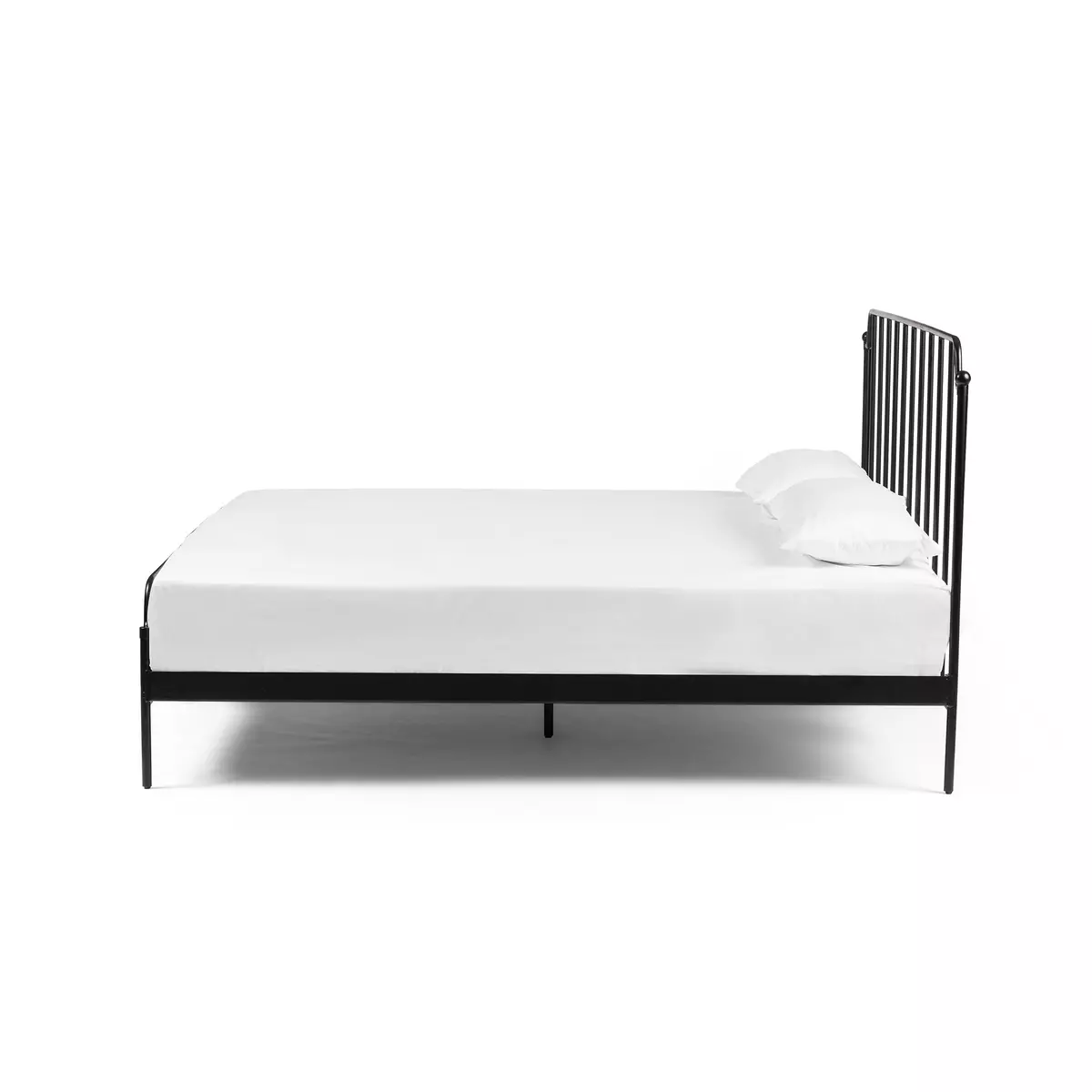 Zara Iron Bed Midnight Iron Four Hands