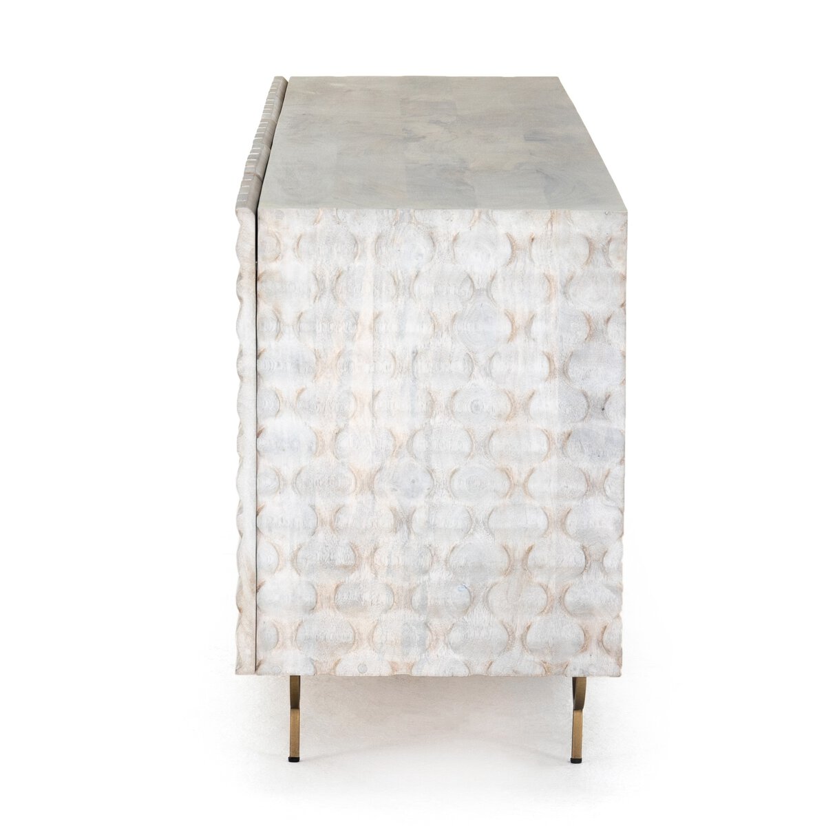 Rio Media Console Antique Brass Four Hands