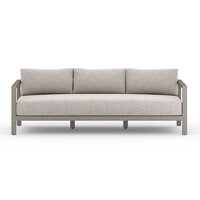 Sonoma Outdoor Sofa, Weathered Grey Venao Grey Four Hands