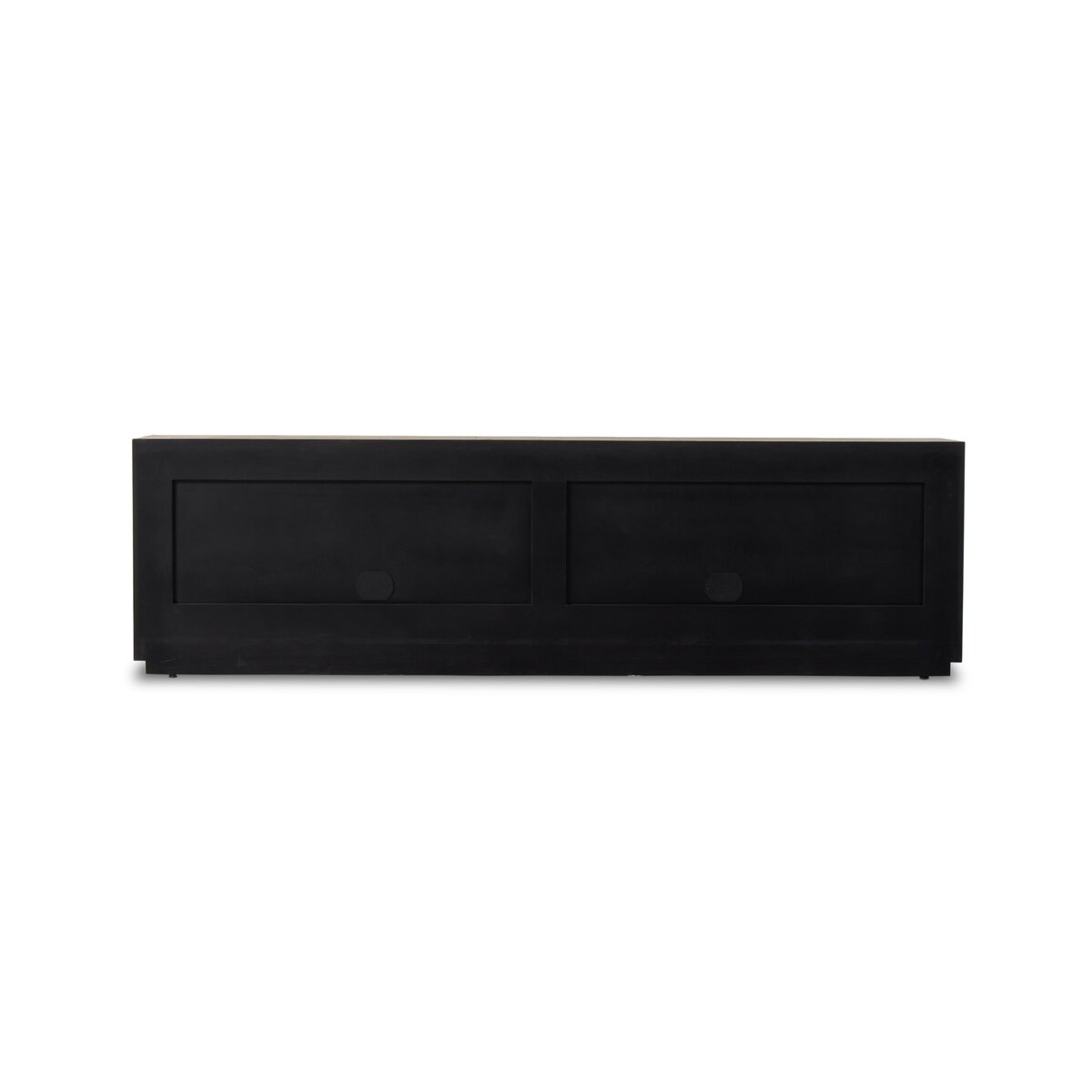 Abaso Media Console Rustic Wormwood Oak Four Hands