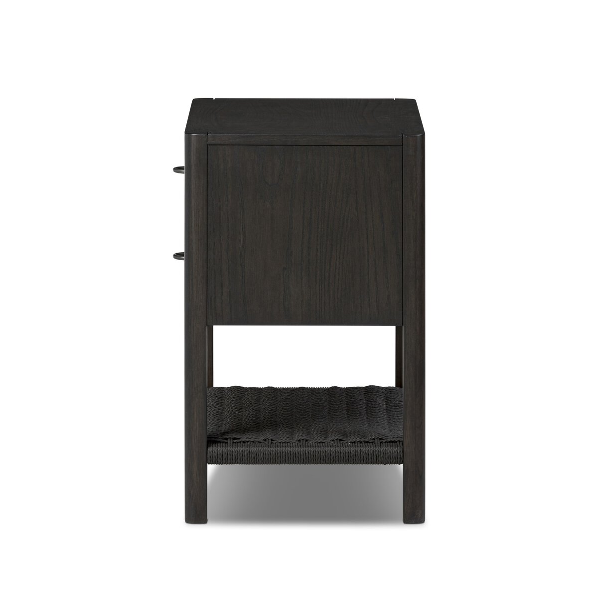 Zuma Nightstand Smoked Black Ash Veneer Four Hands
