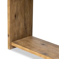 Zeno Console Table Distressed Blonde Oak Veneer Four Hands