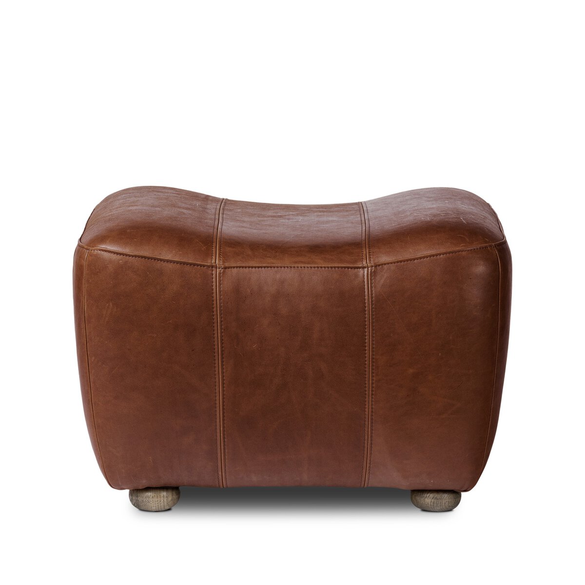 Kylo Ottoman Dulane Mahogany Four Hands