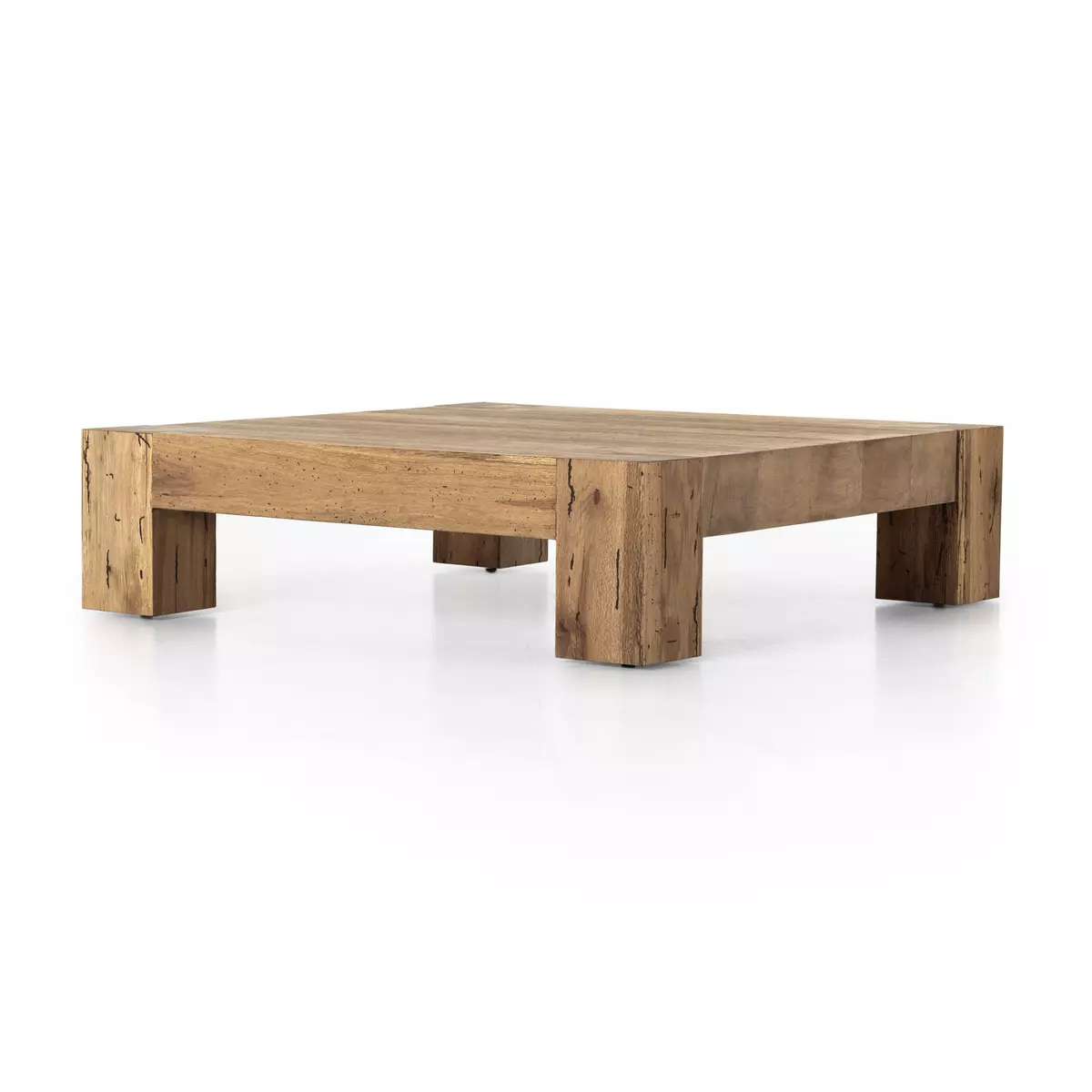 Abaso Coffee Table Rustic Wormwood Oak Four Hands