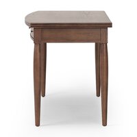 Bowfront Desk Drifted Oak Veneer Four Hands