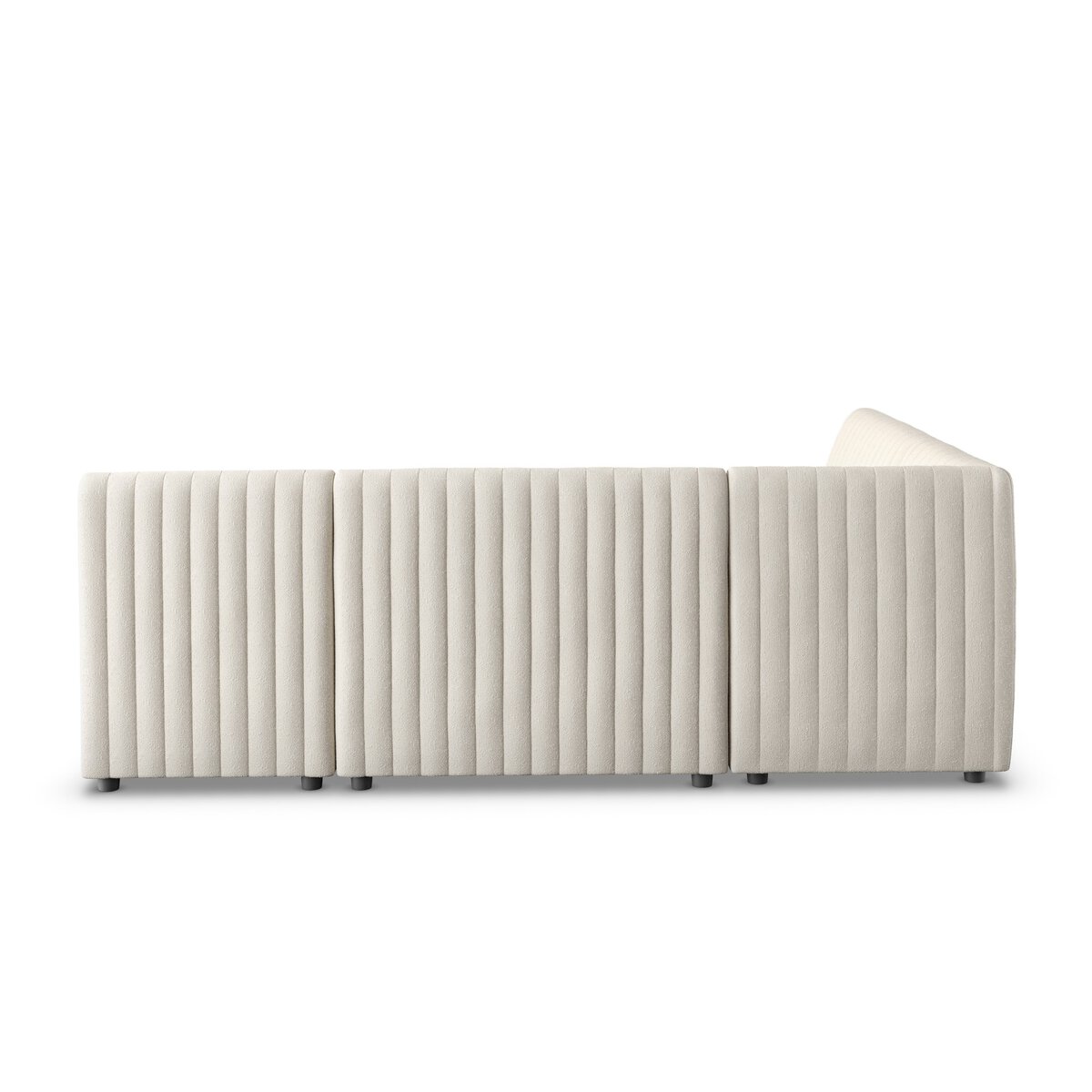 Augustine Dining Banquette, L-Shape Capri Oatmeal Four Hands