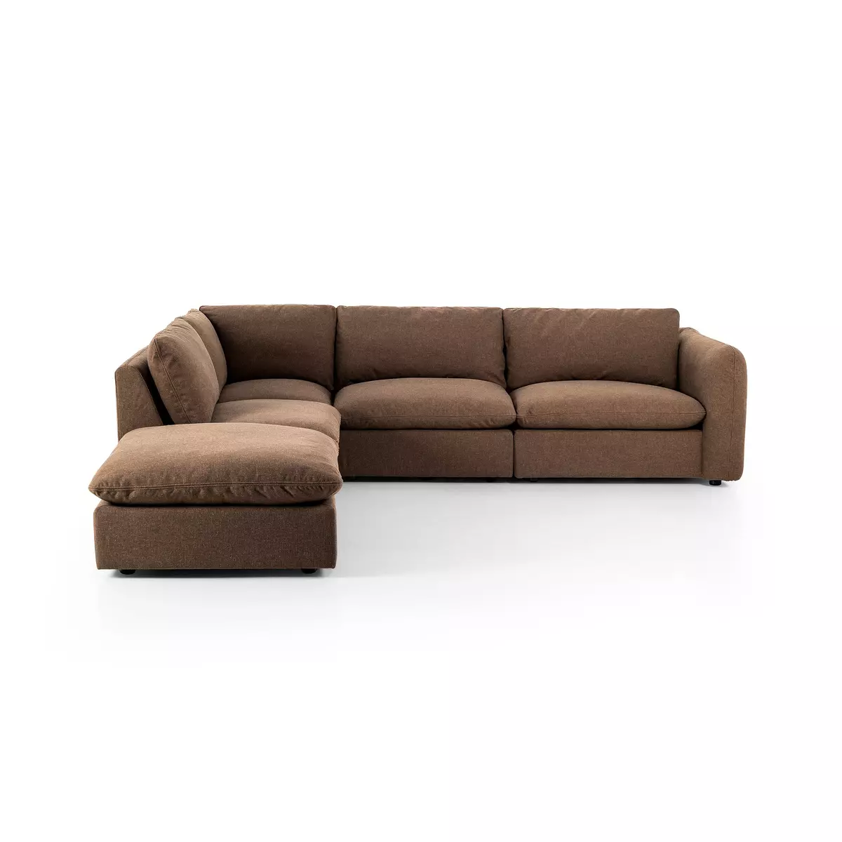 Ingel 4-Piece Sectional W/ Ottoman Antwerp Cafe Four Hands