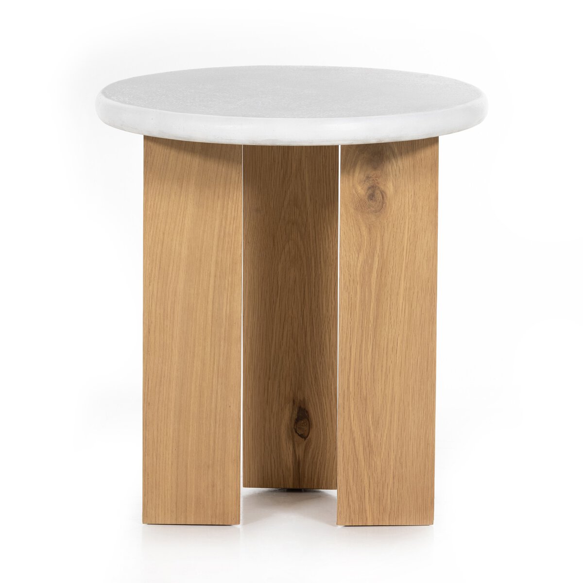 Odin Nightstand Stucco White Four Hands