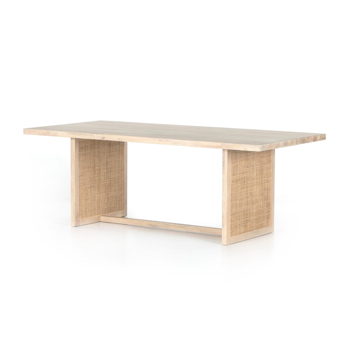 Clarita Dining Table White Wash Mango Four Hands