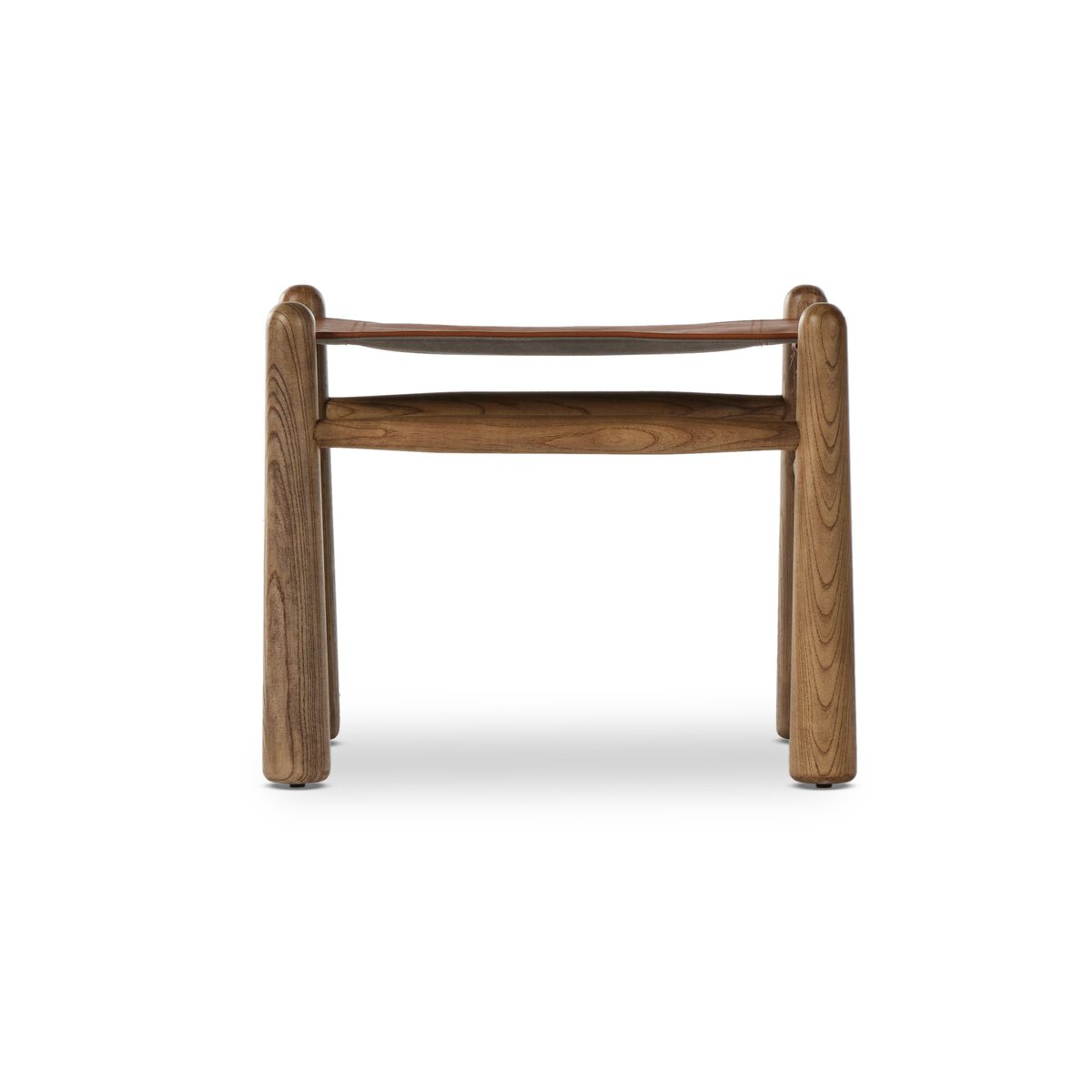 Nino Accent Stool Dakota Tobacco Four Hands