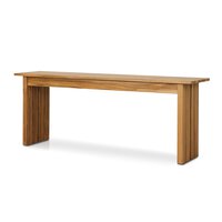 Chapman Outdoor Console Table Natural Teak-Fsc Four Hands