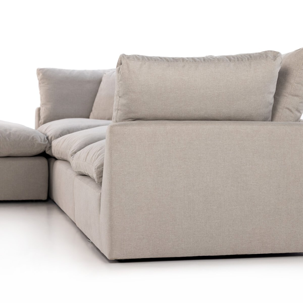 Stevie 3-Piece Sectional Destin Flannel Four Hands