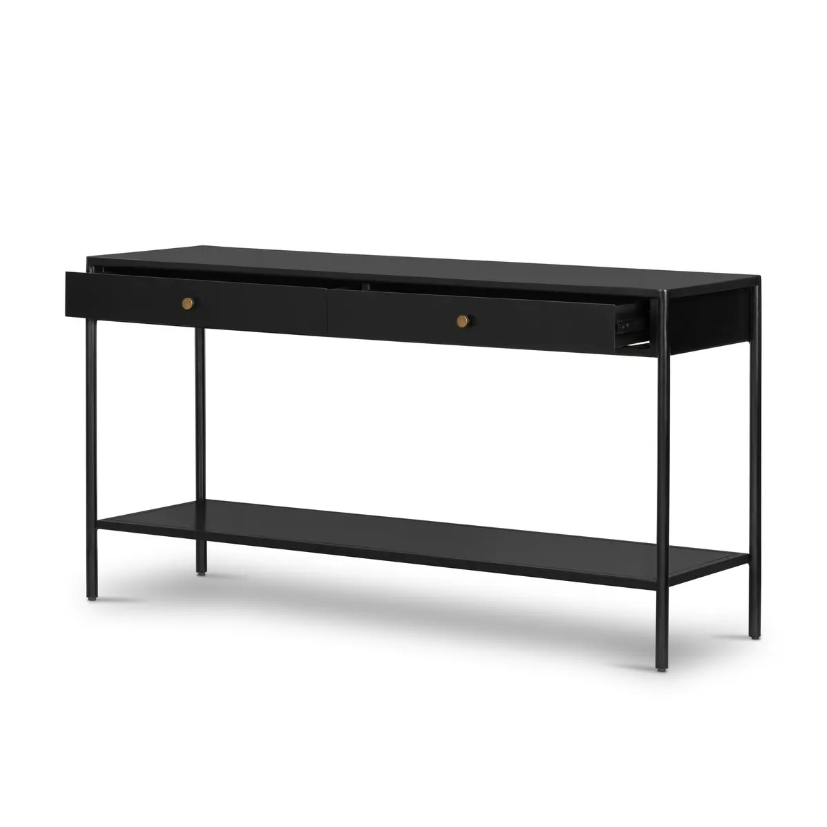 Soto Console Table Black Four Hands