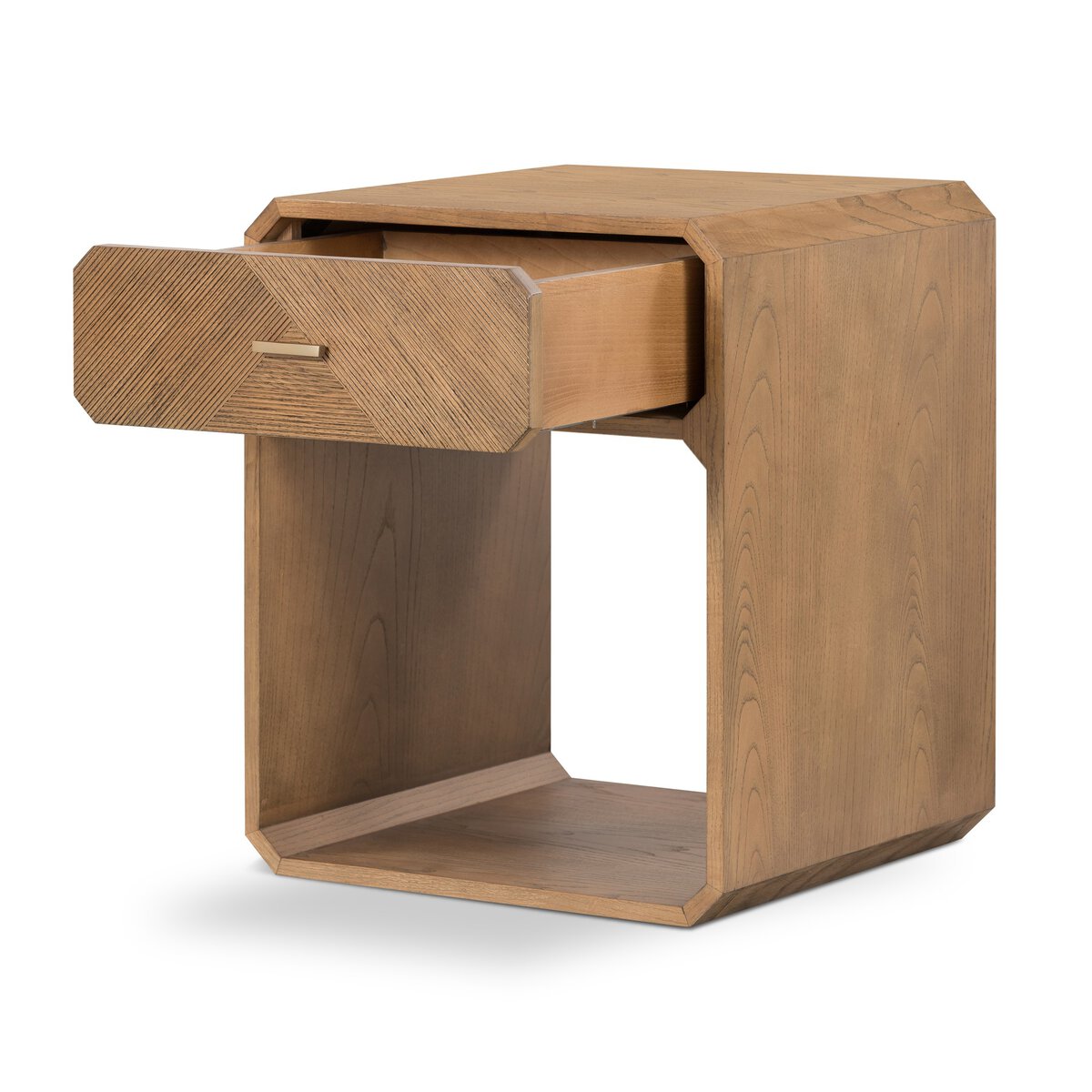 Caspian Nightstand Natural Ash Veneer Four Hands