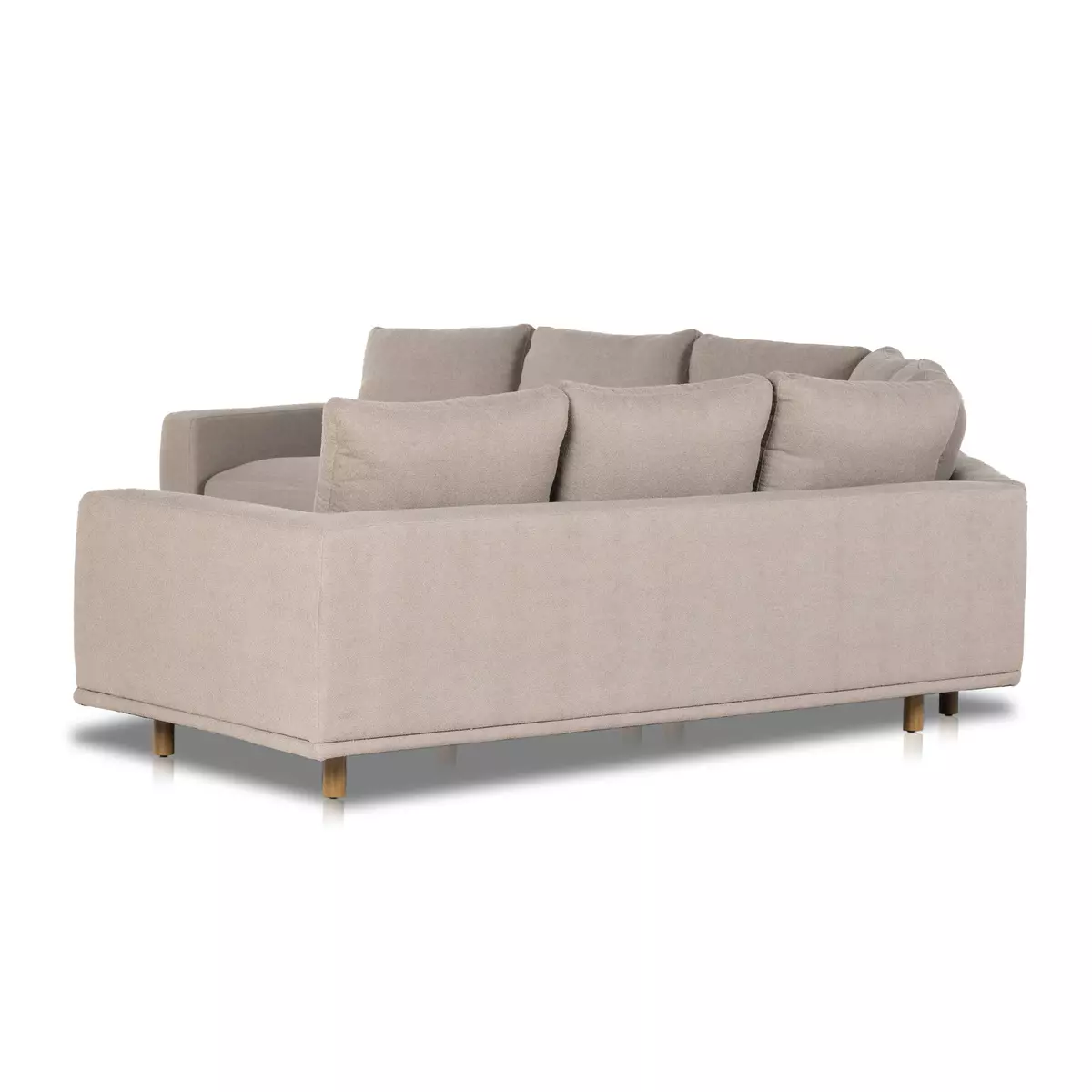 Dom 3-Piece Sectional Portland Cobblestone Four Hands