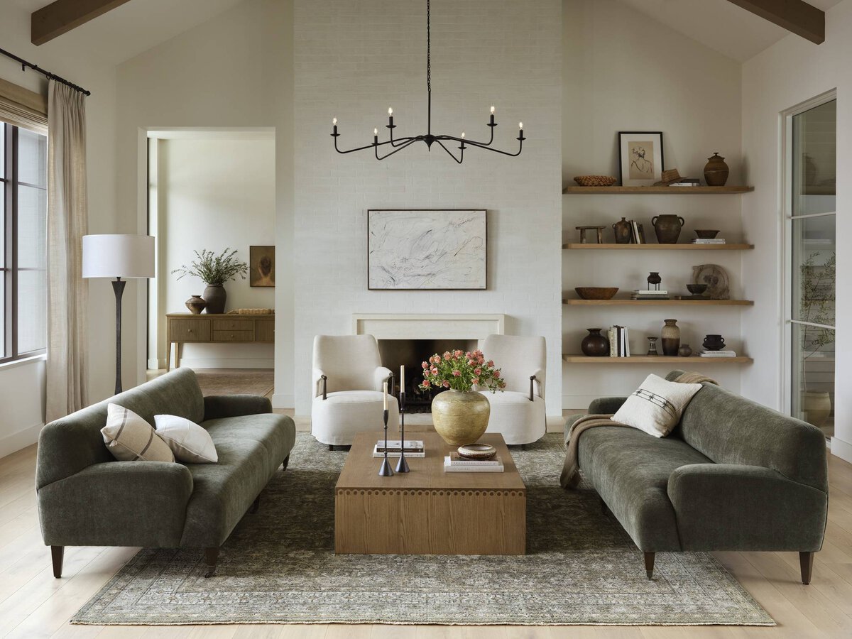 Kent Sofa Malmo Olive Four Hands
