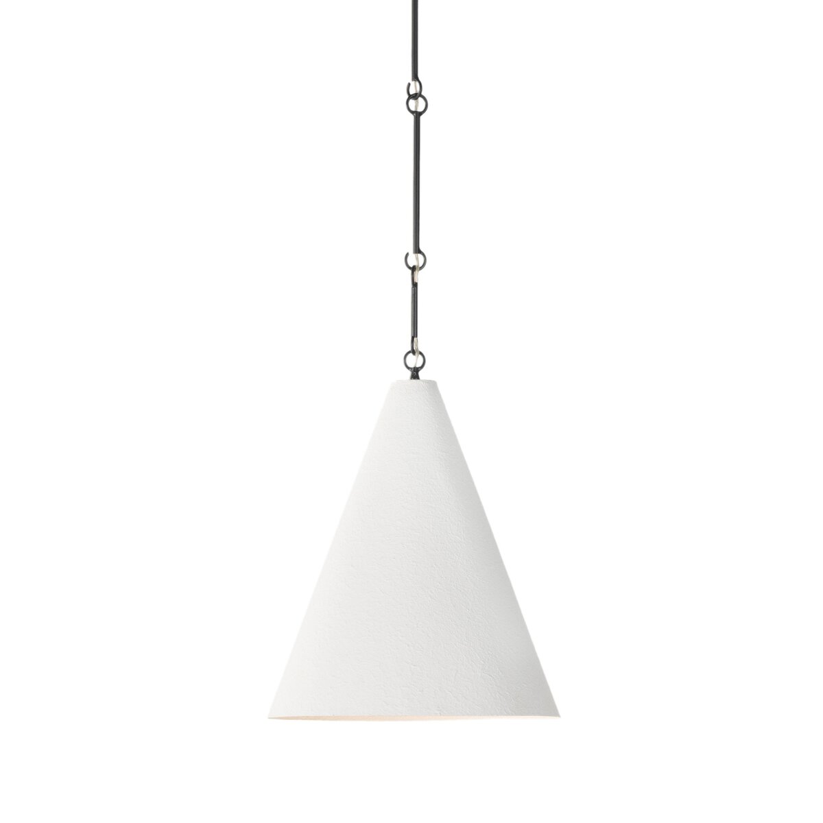 Grazia Pendant Matte White Plaster Four Hands