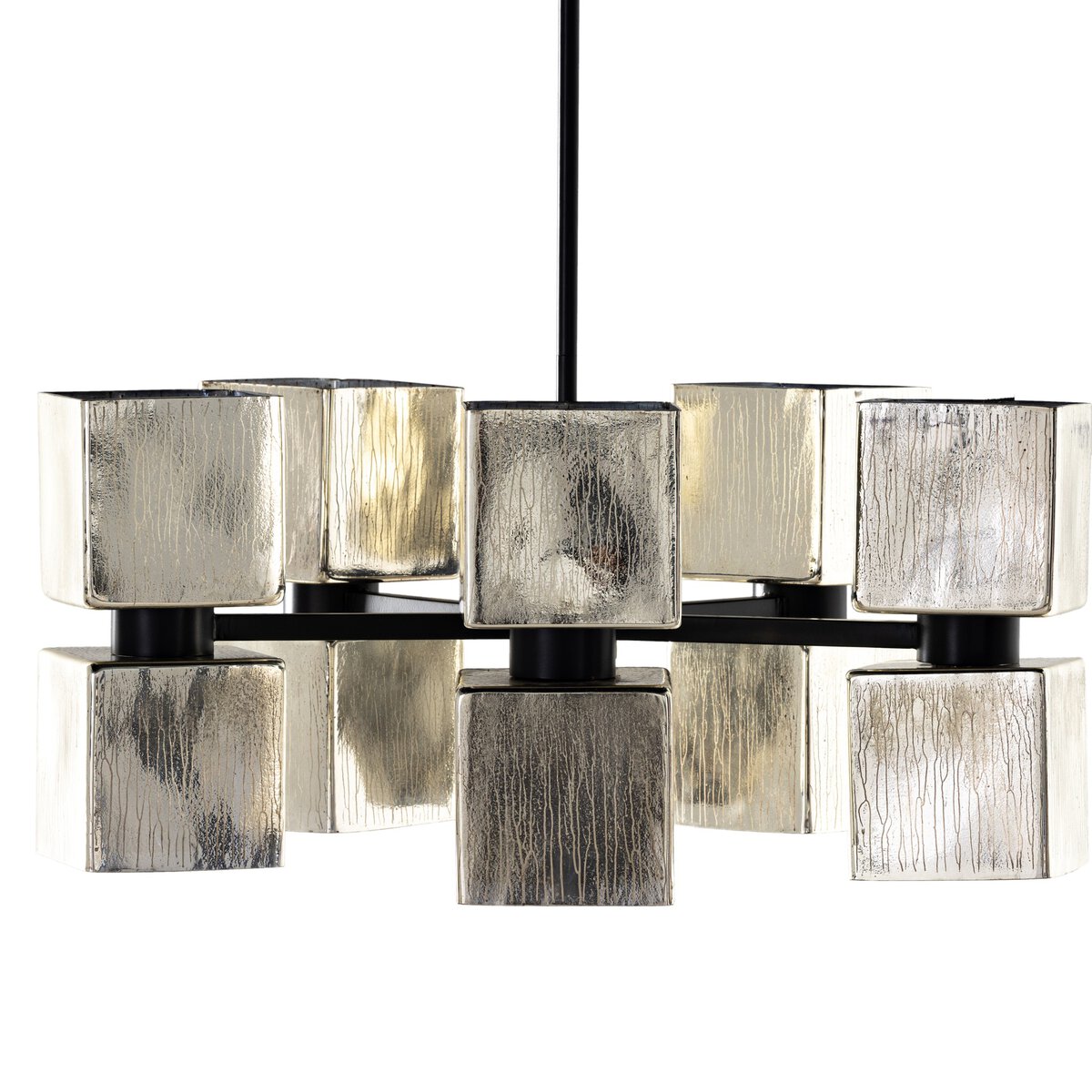 Ava Large Chandelier Antiqued Iron Four Hands