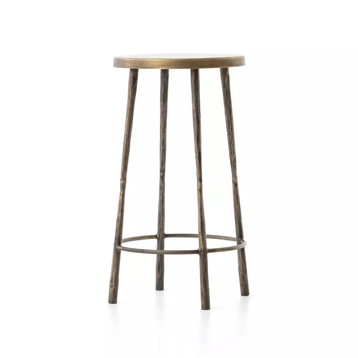 Brushed brass online counter stool