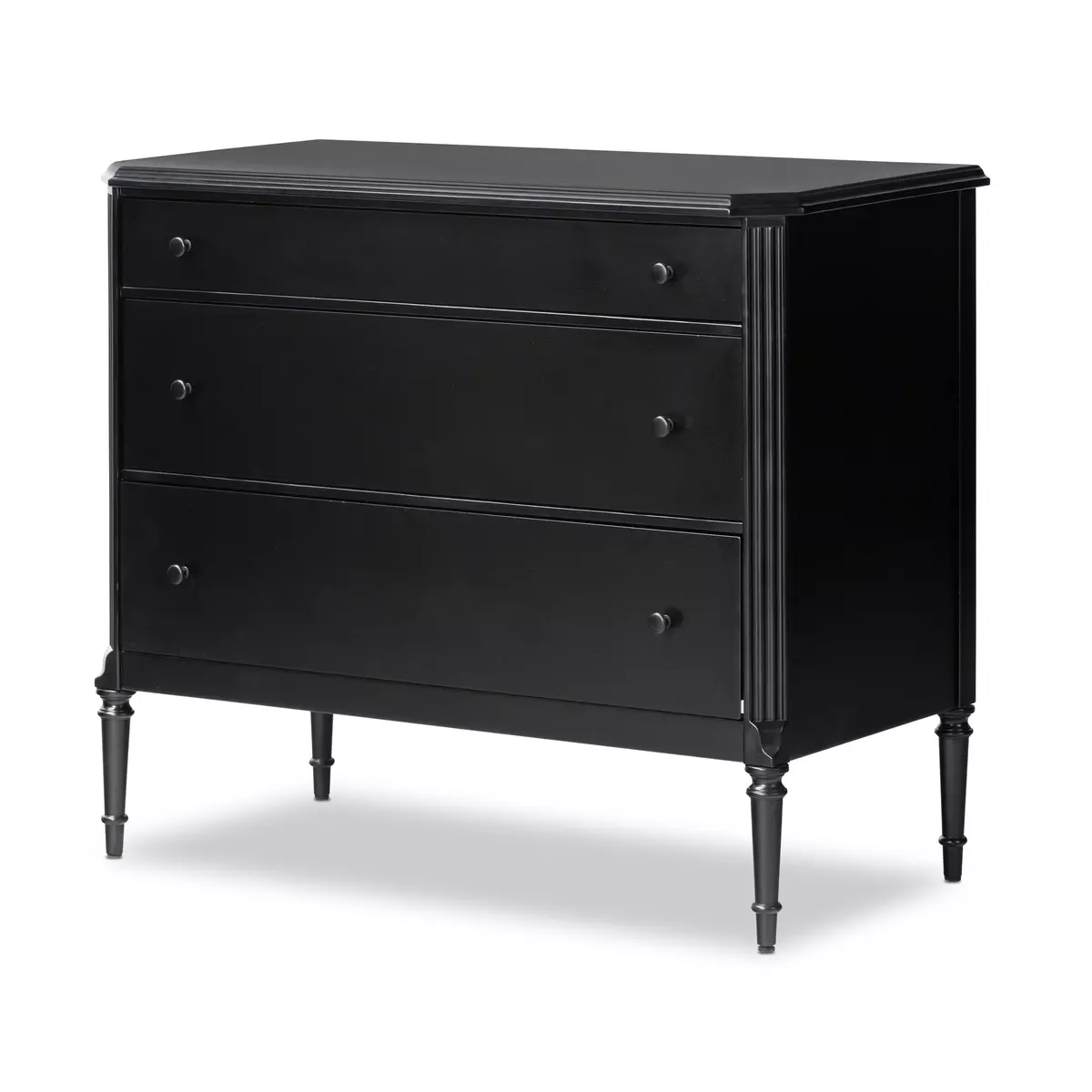 Lendon 3 Drawer Dresser Black Four Hands