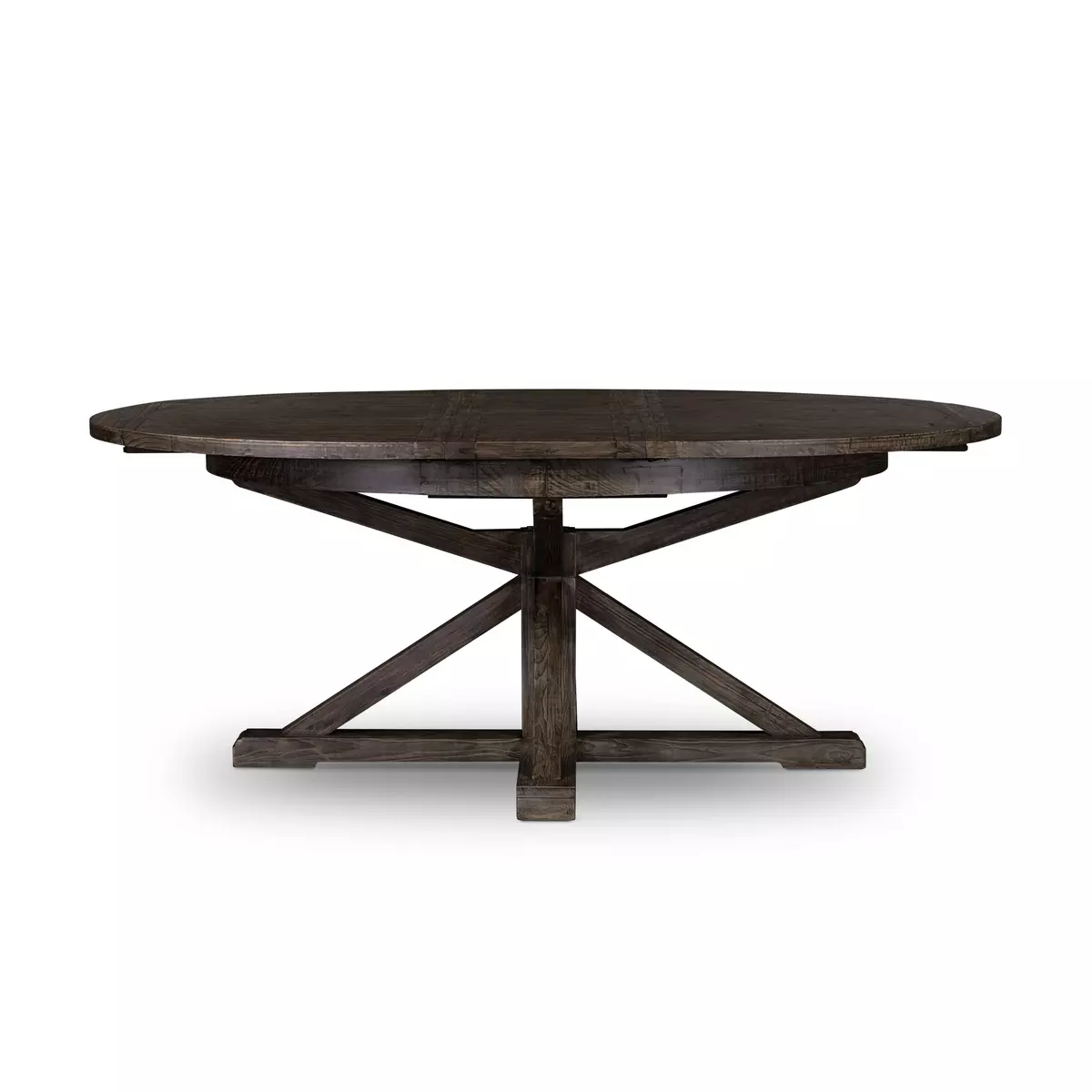 Cintra Extension Dining Table Rustic Black Olive Four Hands