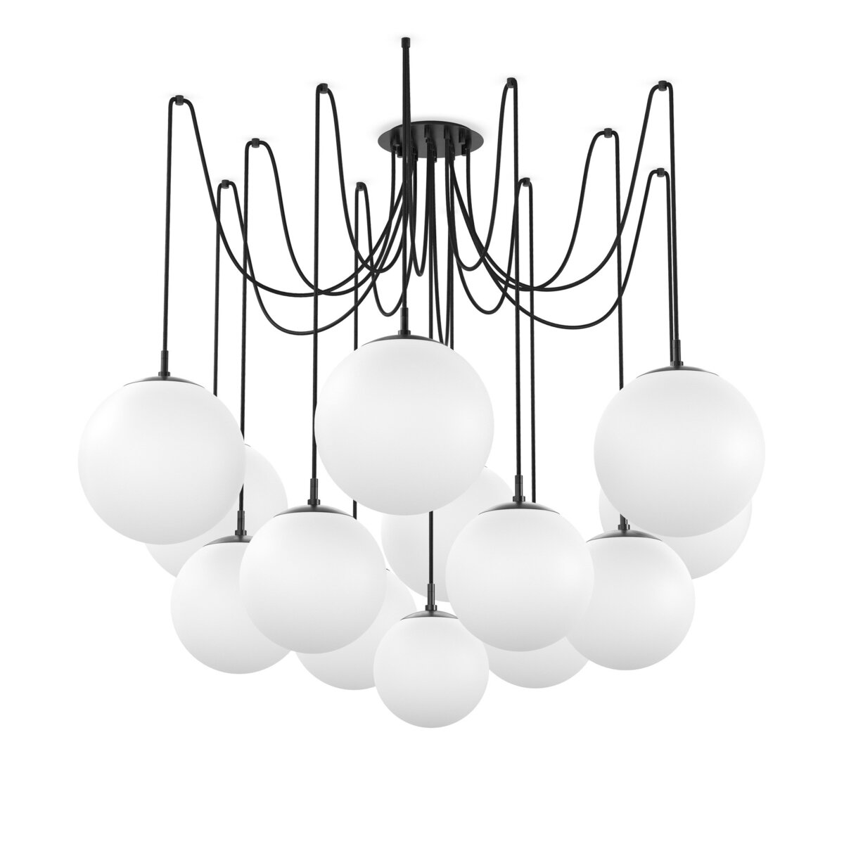 nodel design 38灯 KING Spider Chandelier Black Gunmetal Four Hands