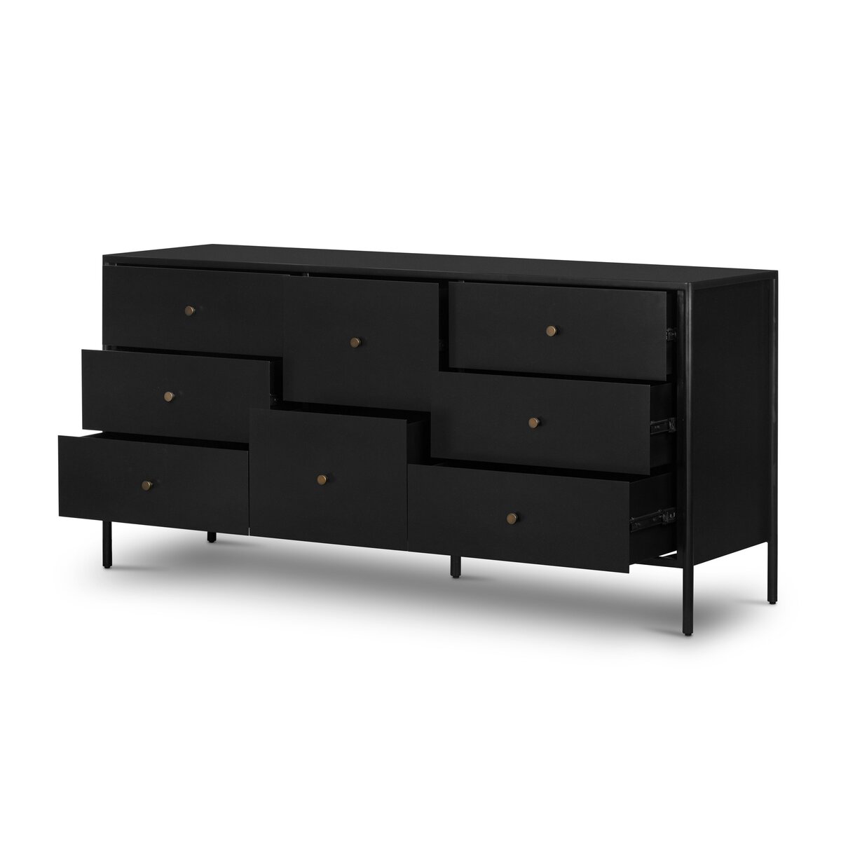 Soto 8 Drawer Dresser Black Four Hands