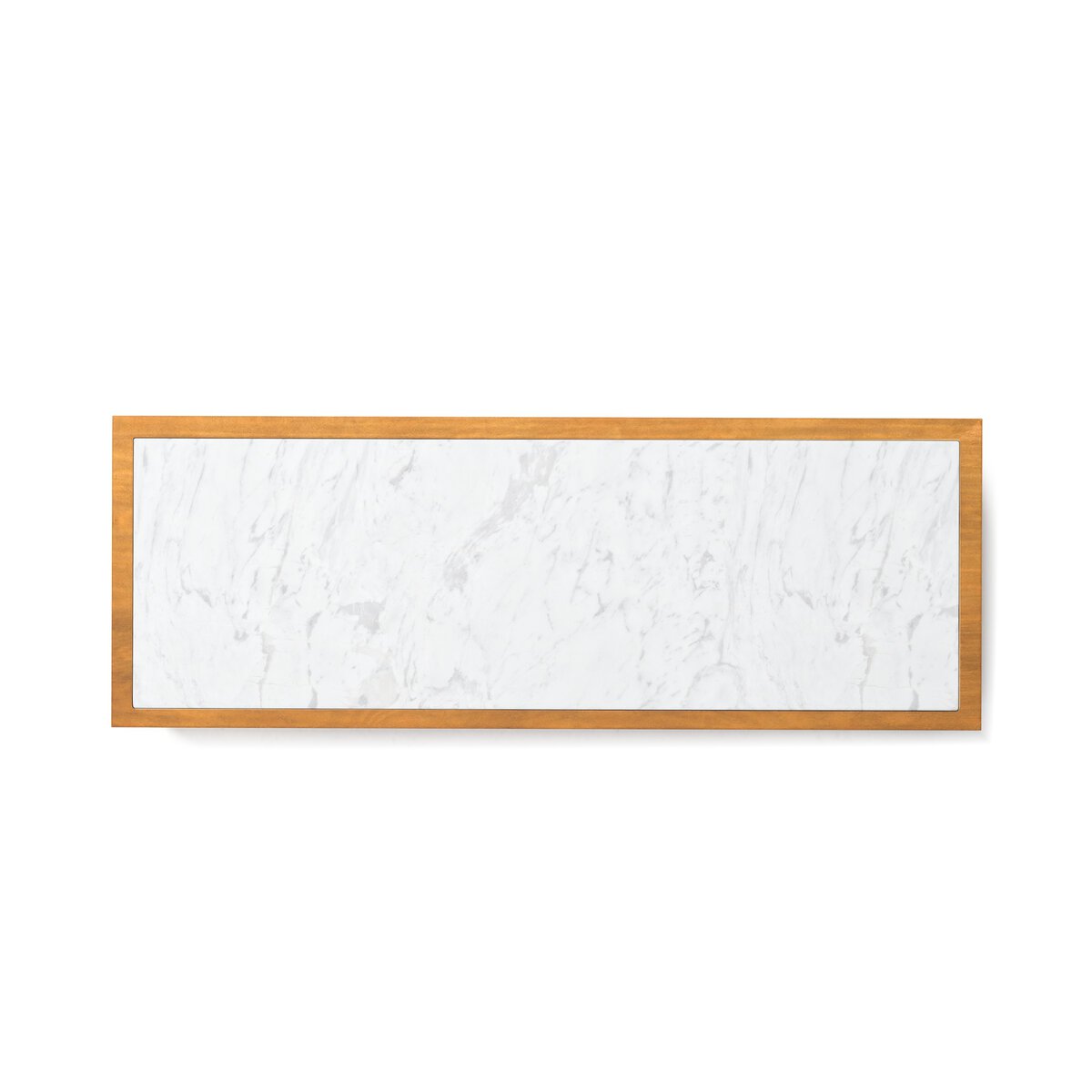 Grant Outdoor End Table White Marble Four Hands