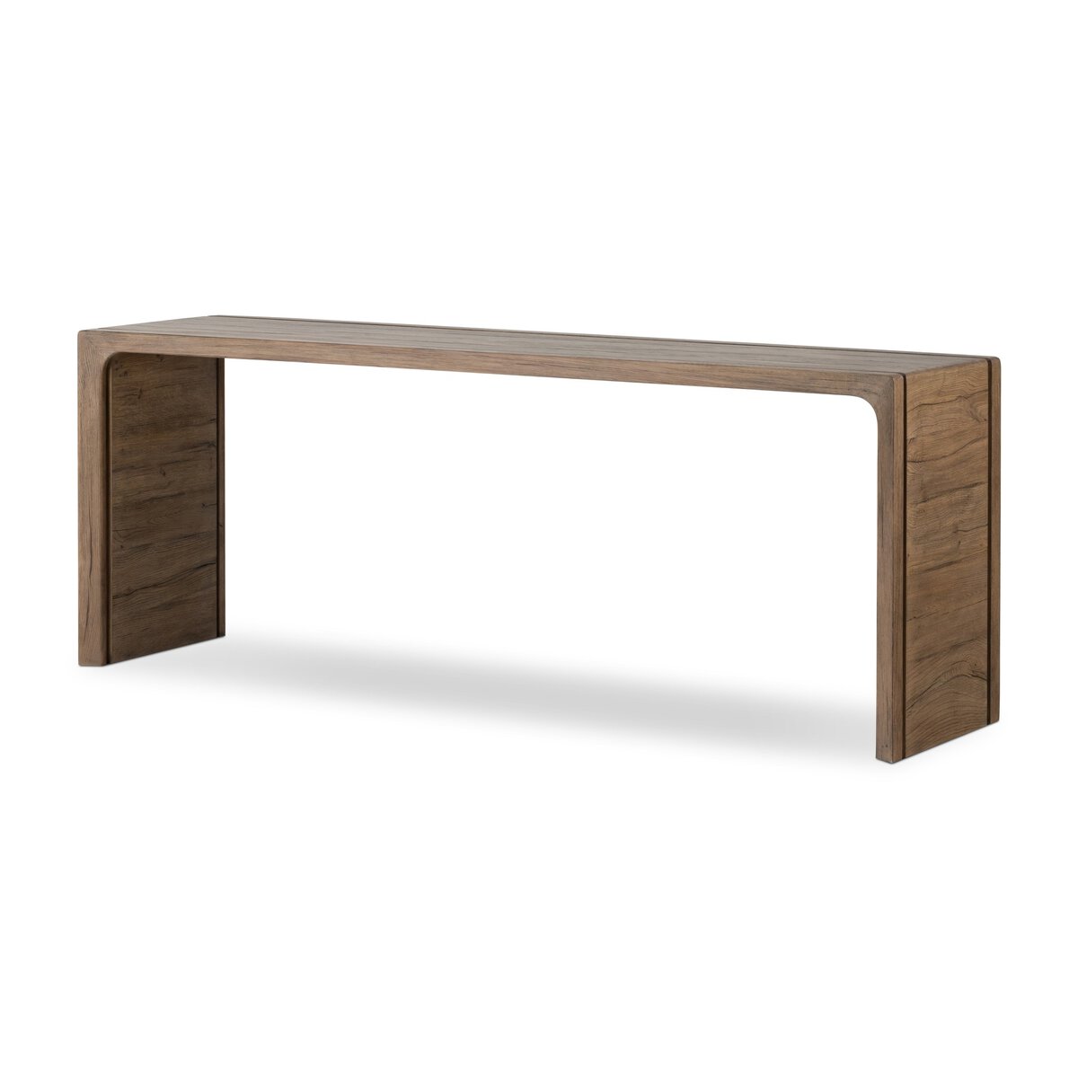 Henry Console Table Rustic Grey Veneer Four Hands