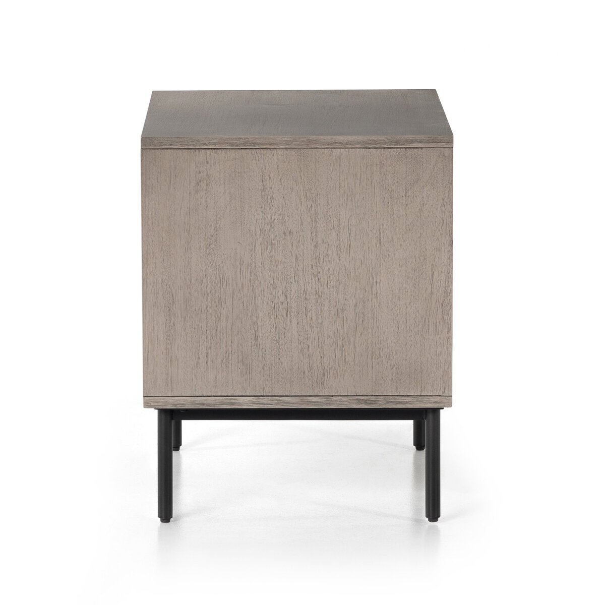 Carly 2 Drawer Nightstand Grey Wash Veneer Four Hands